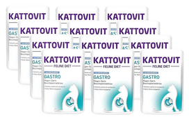 Kattovit Gastro lašiša 12x85g paketėlis