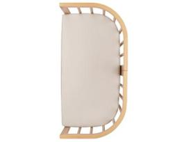 Waldin SIDEBED lovytės 7in1 medvilninė paklodė Beige