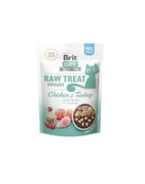 BRIT Care Raw Treat Freeze Dried Urinary Cat 40 g liofilizuotas skanėstas Vištiena ir kalakutiena su probiotikais katėms