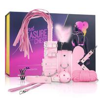 „Secret Pleasure Chest“ - pažengusiųjų BDSM rinkinys, 14 dalių (rožinis)