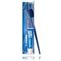 HiSkin Smile Travel Set Mint rinkinys (30 ml. dantų pasta + 1 vnt. šepetėlis) - Rinkinys
