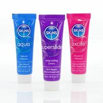 SKINS Skins Vital Lubricant Sample Tubes Set 3x12ml - Water & Silicone Based