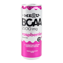 Funkcinis gėrimas ME2U BCAA Raspberries, 330 ml