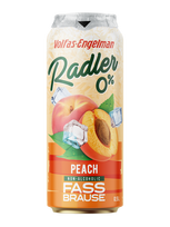 Nealkoholinis alaus kokteilis VOLFAS ENGELMAN RADLER, su persikų sultimis, skard., 500ml