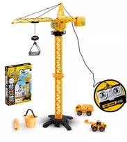 WOOPIE kranas Nuotoliniu būdu valdomas 103 cm R/C sunkvežimis ekskavatorius + 4 akc.