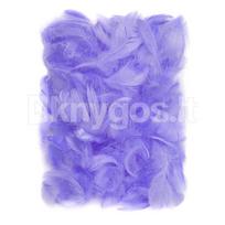 Plunksnos 5-12cm 10g, šv.violetinės