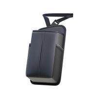 SEAMETAL Leather Car Seat Side Storage Bag Hanging Auto Seat Organizer Tissue Bag Water Cup Holder Mesh Storage Pocket 1pc juoda