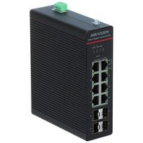 PRAMONINIS SWITCH'AS POE DS-3T1512HP-SI-8P4F/NOPOWER 8 PRIEVADŲ SFP Hikvision