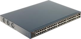 SWITCH POE DS-3E1552P-SI 48 PRIEVADŲ SFP Hikvision