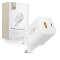 Tech-Protect 33W USB-C / USB-A kroviklis - White - 375752
