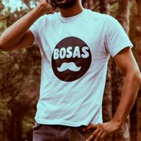 Marškinėliai "Bosas su ūsais"