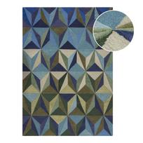 Iš vilnos kilimas mėlynos spalvos 160x230 cm Reverie – Flair Rugs
