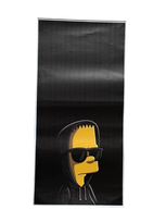 Lipdukas ant Automobilio Statramsčio Bart Simpson  ( B-Pillar Sticker )