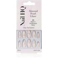 Nail HQ Almond Priklijuojami nagai Pearl Glaze 24 vnt.