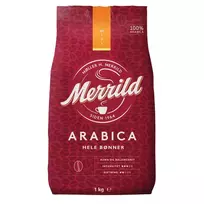 100% arabica kavos pupelės MERRILD, 1 kg
