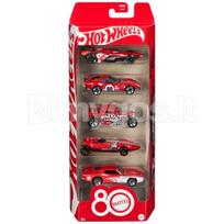HOT WHEELS penkių automodeliukų rinkinys Mattel 80 (JGK08)
