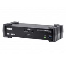 Aten | 2-Port USB 3.0 4K HDMI KVMP Switch with Audio Mixer Mode | CS1822