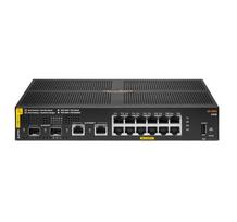 HPE Aruba Networking 6100 12G Class 4 PoE 2G/2SFP+ 139W Managed L3 Gigabit Ethernet Switch (10/100/1000) with Power over Ethernet (PoE), 1U, Black