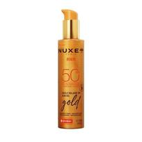 „Nuxe Sun“ itin stiprios apsaugos auksinis aliejus nuo saulės SPF50, 150 ml