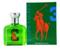 Ralph Lauren Big Pony 3 Green Man (be purkštuvo) tualetinis vanduo, 15 ml