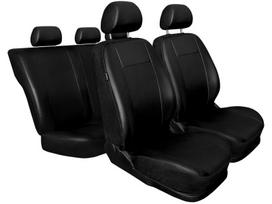 Odiniai automobilių sėdynių užvalkalai COMFORT juodi AutoDekor