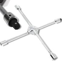 FORCEKRAFT Kryžminis veržliaraktis ratams 17-19-21-22 mm Kryžminis veržliaraktis su 1/2" adapteriu
