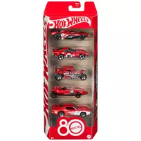 HOT WHEELS penkių automodeliukų rinkinys Mattel 80 (JGK08)