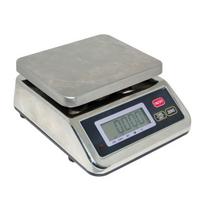 Elektroninės tik svorį rodančios drėgmei atsparios svarstyklės D2 su metrologine patikra, iki 25 kg. Platformos matmenys: 230x190 mm
