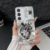 Camlet Lazerinis Telefono dėklas Samsung Galaxy S24 S25 S23 Ultra Plus S24 FE A55 A56 A54 A25 A15 A16 A34 5G Kūrybinis raštas Galaxy S22 5G