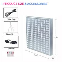 225 LED Red Light Panel 660nm 850nm Near Infrared Light Device for Body Face Skin Care Beauty Wellness sidabras