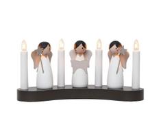 Eglo 411002 - Kalėdinė žvakidė ANGEL CHOIR 4xE10/3W/230V