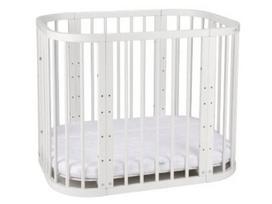 Waldin 5in1 lovytė su čiužinuku White