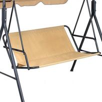 Elegantiškas vandeniui atsparus sodo sūpynių uždangalas iš Oksfordo audinio, dydis 138 cm x 50 cm smėlis
