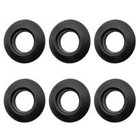 6Pcs Kayak Canoe Paddle Rubber Drip Rings Replacement Rubber Kayak Guard Oar Drip Rings for Installing on Paddle