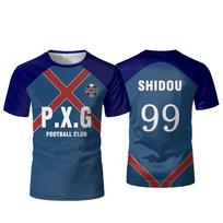 PXG mėlyna spyna japonų anime marškinėliai futbolo uniforma Nr. 9 Rin Shidou Cosplay marškinėliai vyriški ir moteriški laisvalaikio sportiniai viršūnės S