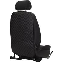 Automobilio sėdynės atlošo apsauga nuo vaikų EVAtech ECO 75x46 cm - juoda / juodi kraštai / juodos siūlės