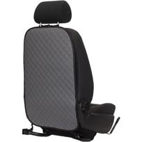 Automobilio sėdynės atlošo apsauga nuo vaikų EVAtech ECO 75x46 cm - pilka / juodi kraštai / pilkos siūlės