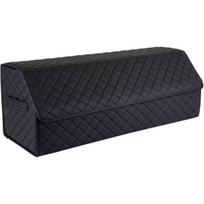 Bagažinės daiktadėžė EVAtech ECO XL 30x30x80 cm - juoda / juodi kraštai / juodos siūlės / raudonas vidus