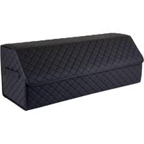 Bagažinės daiktadėžė EVAtech ECO XL 30x30x80 cm - juoda / juodi kraštai / juodos siūlės / juodas vidus