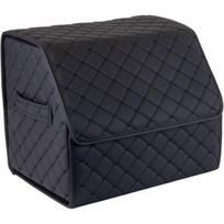 Bagažinės daiktadėžė EVAtech ECO S 30x30x35 cm - juoda / juodi kraštai / juodos siūlės / juodas vidus