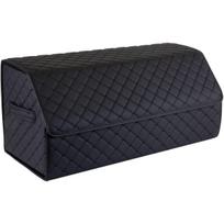 Bagažinės daiktadėžė EVAtech ECO L 30x30x65 cm - juoda / juodi kraštai / juodos siūlės / juodas vidus