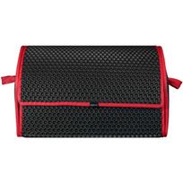 Bagažinės daiktadėžė EVAtech PRO M 32x50x30 cm - juoda / raudoni kraštai