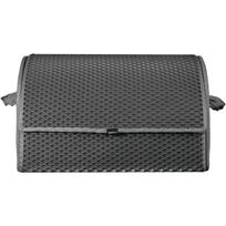 Bagažinės daiktadėžė EVAtech PRO M 32x50x30 cm - pilka / pilki kraštai