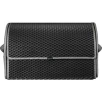 Bagažinės daiktadėžė EVAtech PRO M 32x50x30 cm - juoda / pilki kraštai