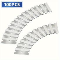 100 vnt. vienpusio skutimosi peiliukų, 100 peiliukų, universalus peilis, tvirtas vienpusis skutimosi peilis 100PCS
