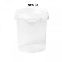 Indas 520ml su dangteliu (380 vnt. komplektas)