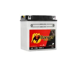 Banner 11Ah Bike Bull -+ 12V 140A akumuliatorius 135x90x145mm