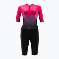 Moteriškas triatlono kombinezonas HUUB Collective Tri Suit black/rose fade