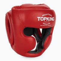 Bokso šalmas Top King Full Coverage red