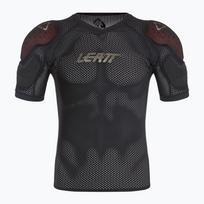 Vyriški dviratininkų marškinėliai su apsaugomis Leatt 3DF AirFit Lite Evo Sholder black